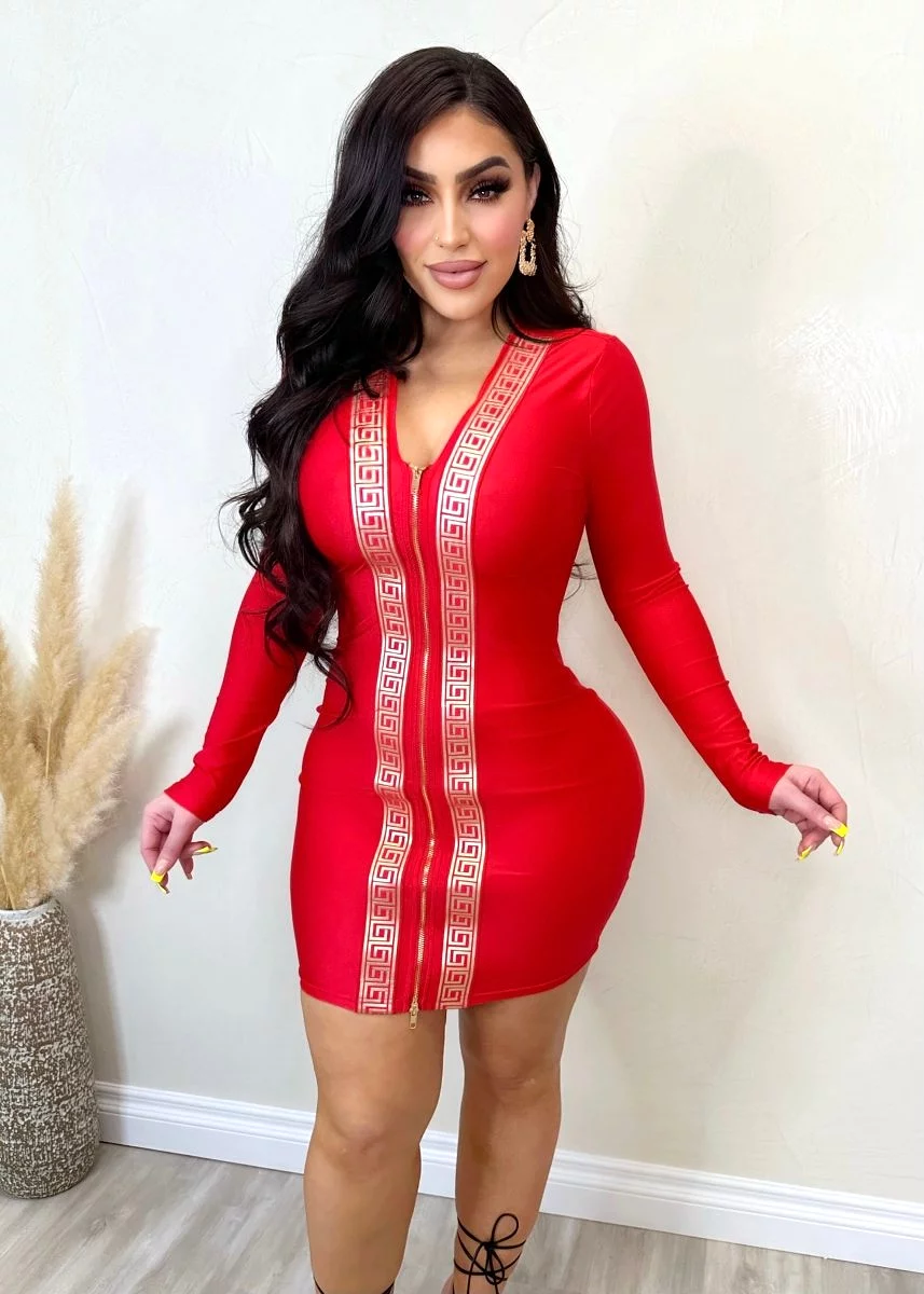 Perfect Love Dress Red