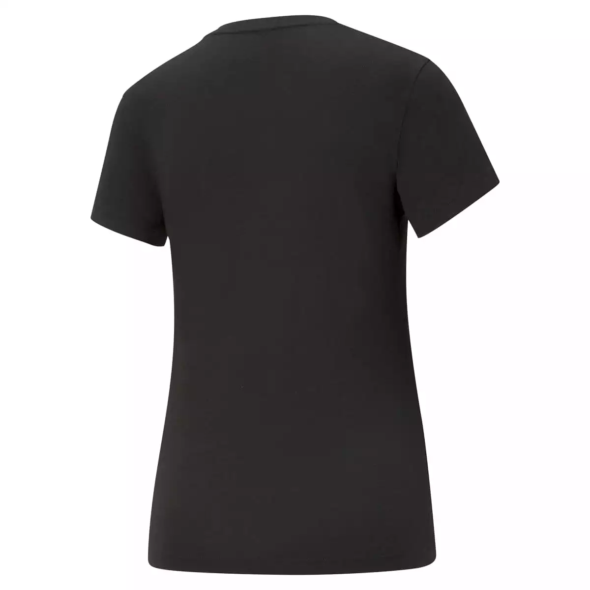 PUMA WOMEN'S ESSENTIALS LOGO BLACK TEE