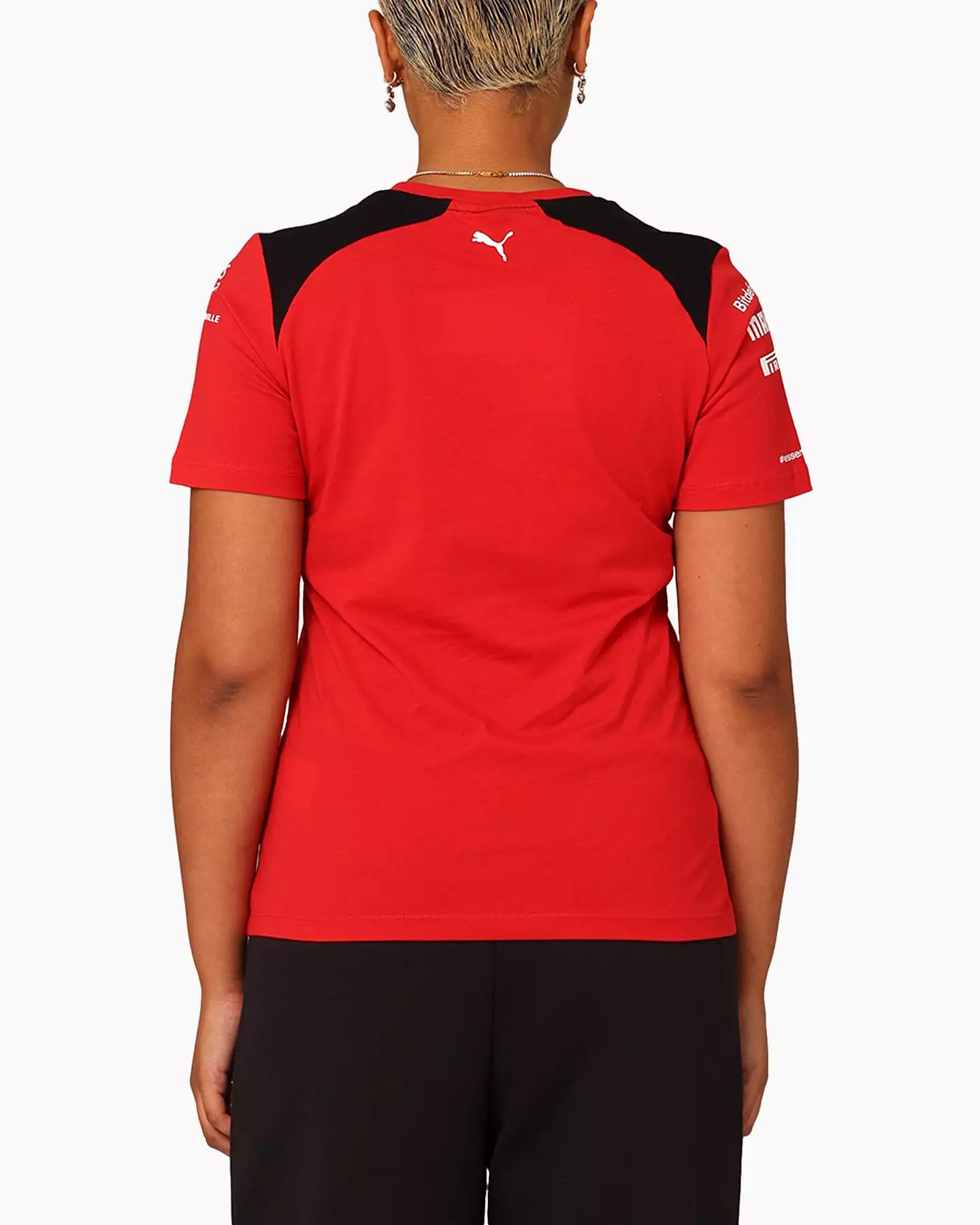 Puma X Scuderia Ferrari Women's Team T-Shirt Rosso Corsa