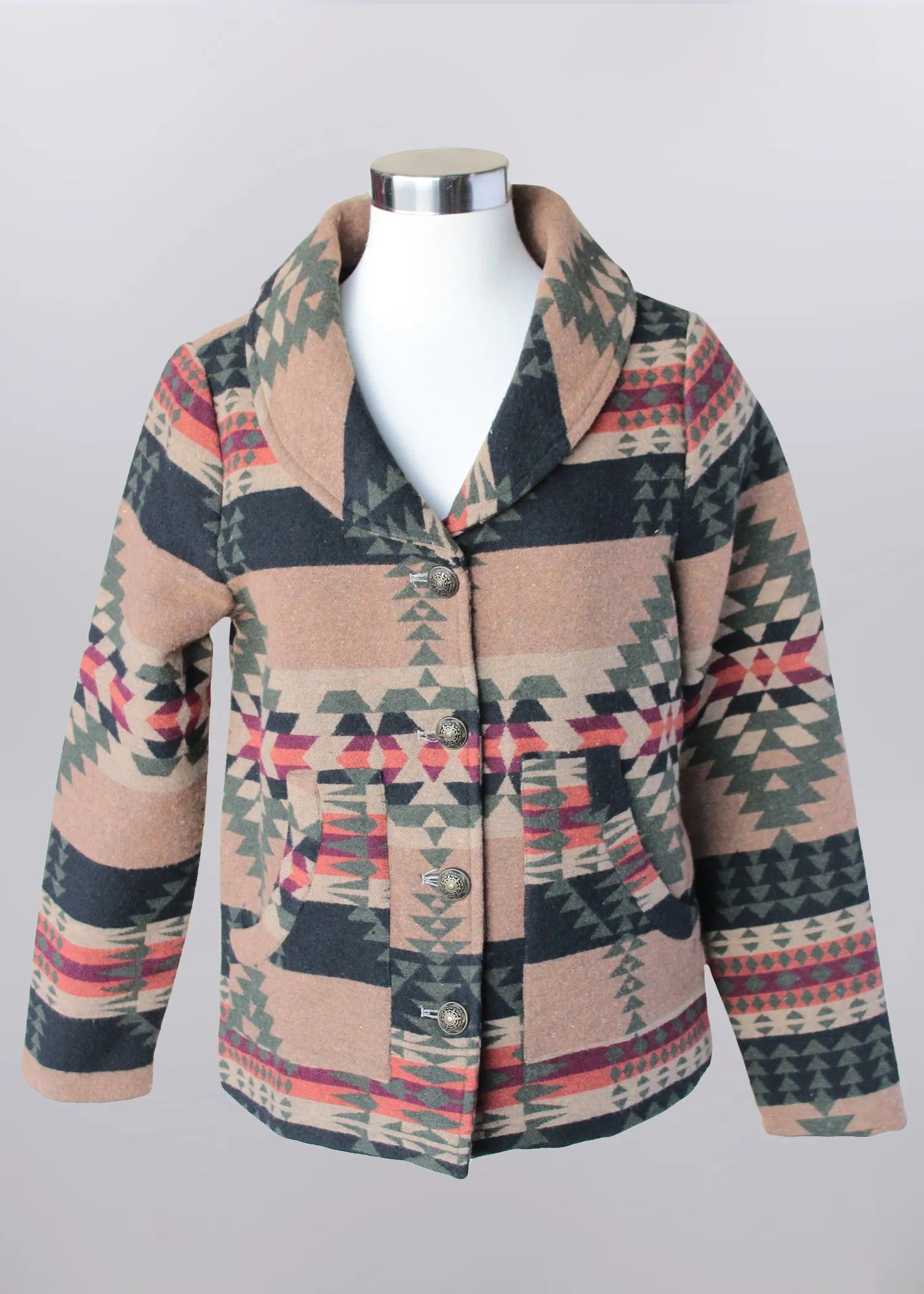 Shawl Collar Western Coat