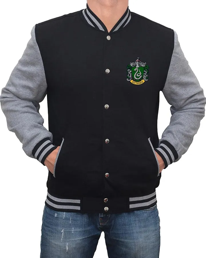 Slytherin Harry Potter Varsity Bomber Jacket - William Jacket