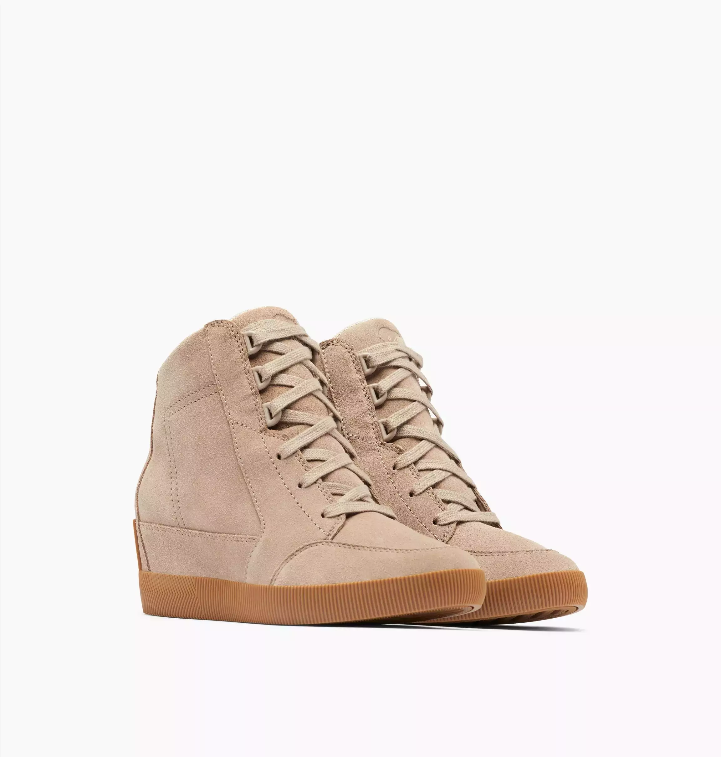 Sorel Women's Out N About Wedge - Omega Taupe/Gum