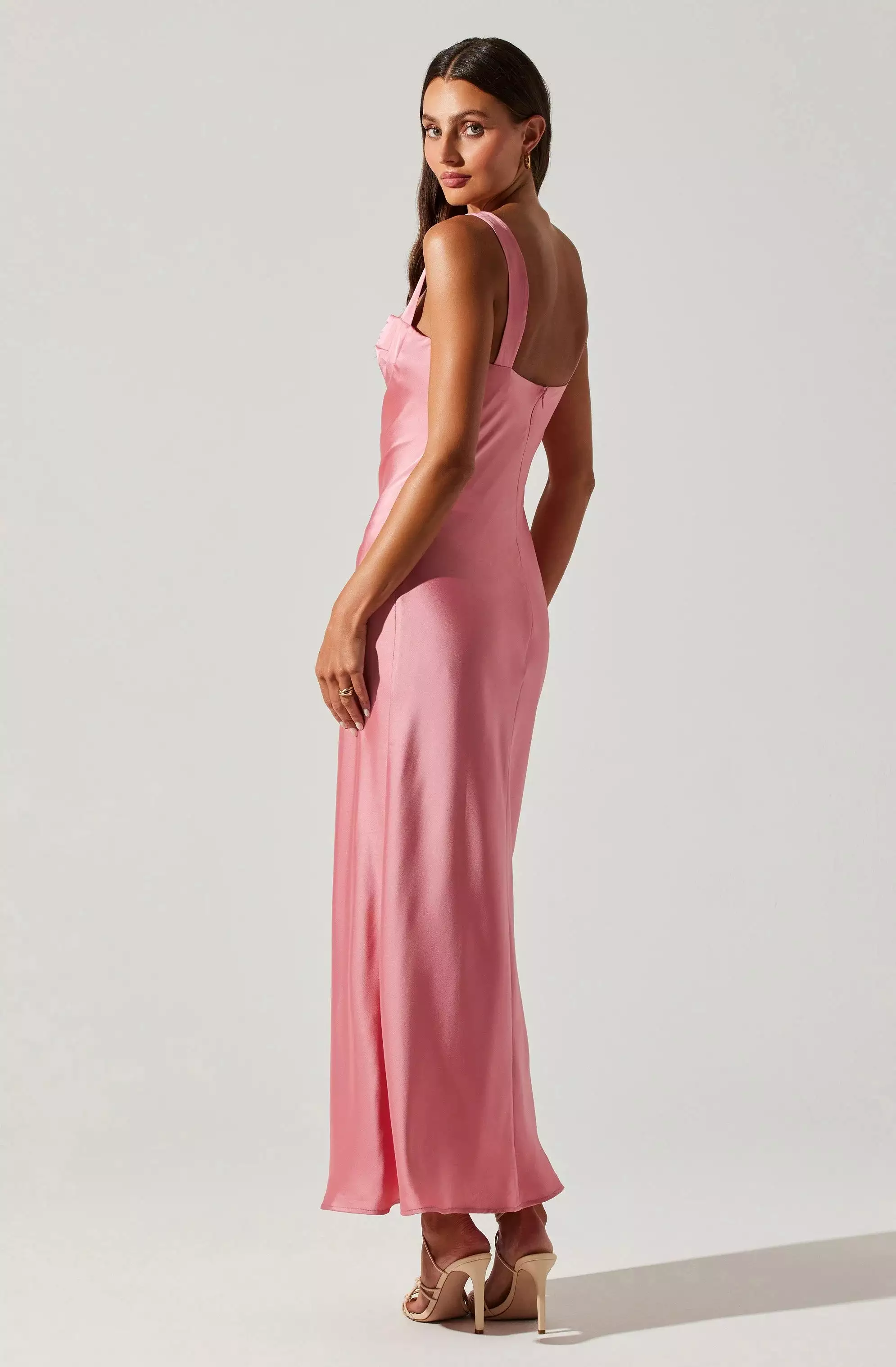 Stacie Satin Maxi Dress