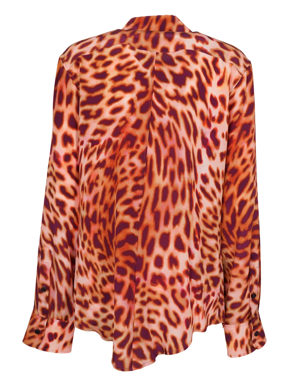 Stella McCartney Leopard-Printed Short-Sleeved Shirt