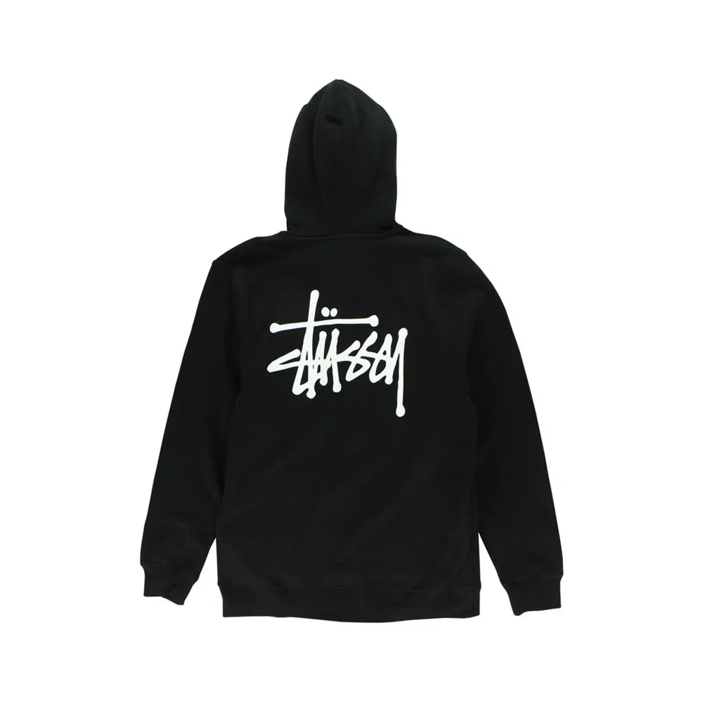 Stussy Basic Zip Hoody 1974143 Black felpa con cappuccio