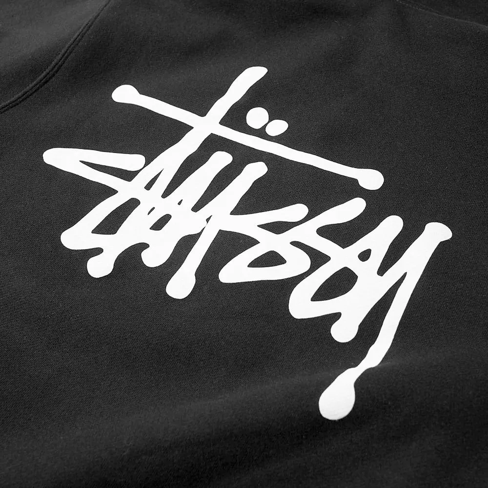 Stussy Basic Zip Hoody 1974143 Black felpa con cappuccio