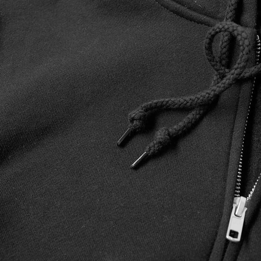 Stussy Basic Zip Hoody 1974143 Black felpa con cappuccio