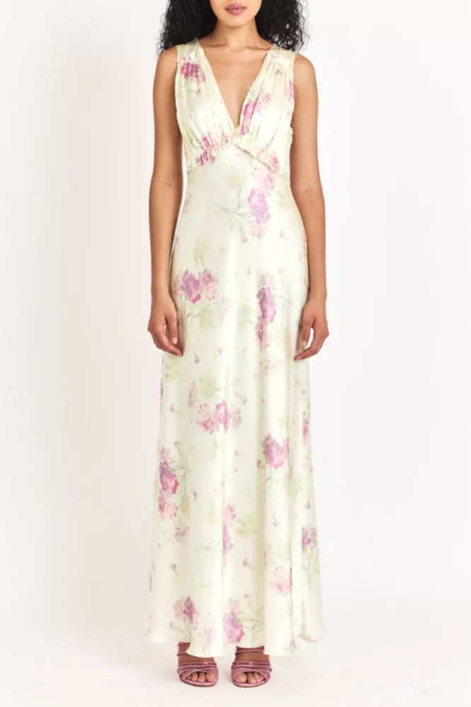 Suniva Silk Charmeuse Slip Dress