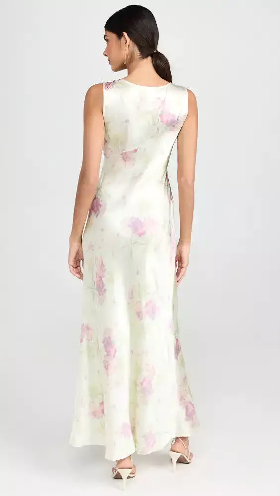 Suniva Silk Charmeuse Slip Dress