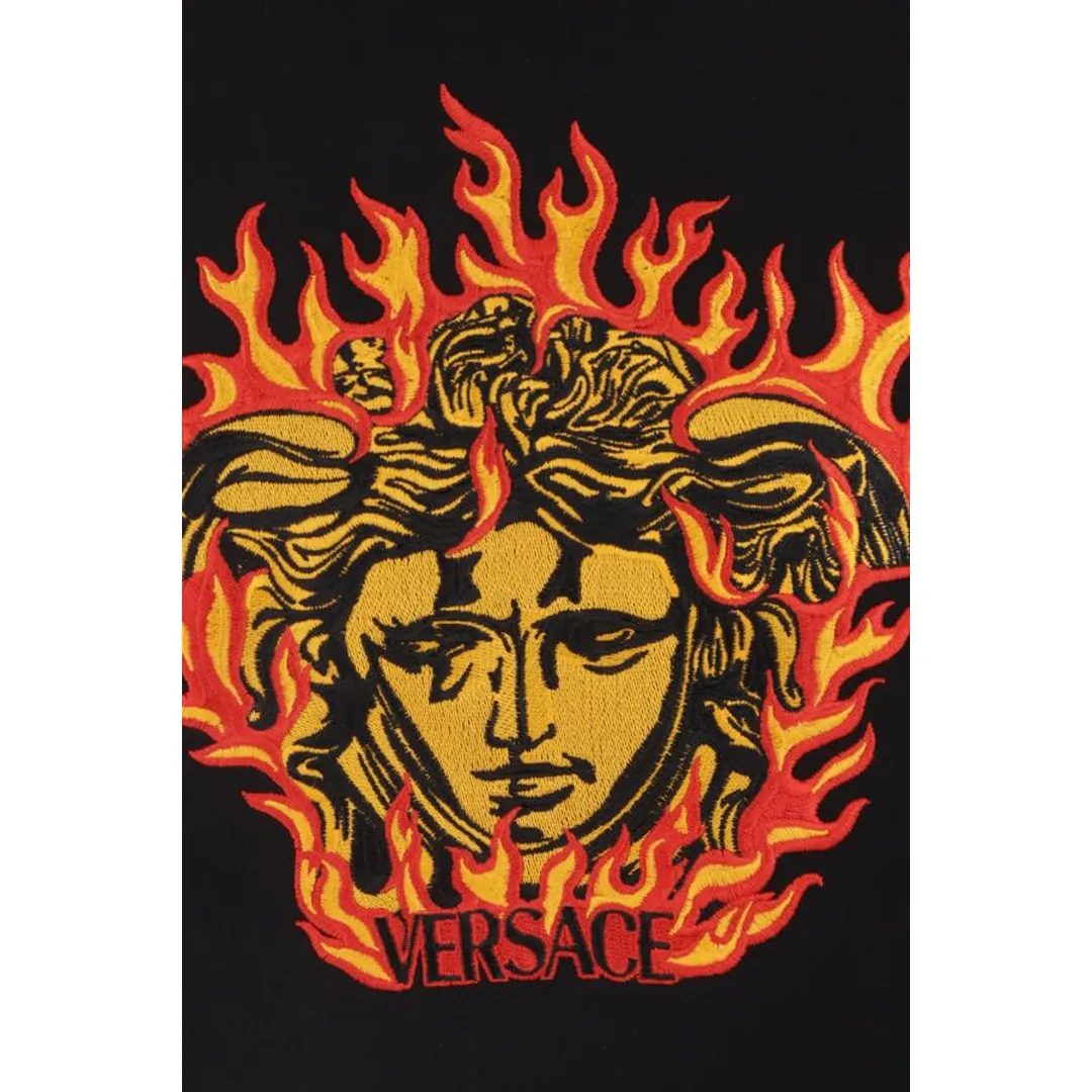 VERSACE  |Cotton Logo Luxury Shirts