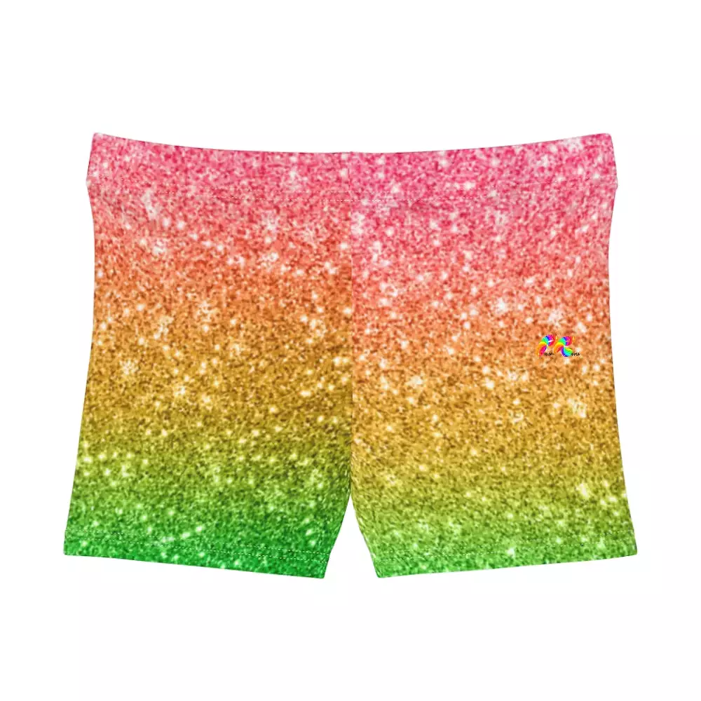 Watermelon Women's Festival Yoga Shorts