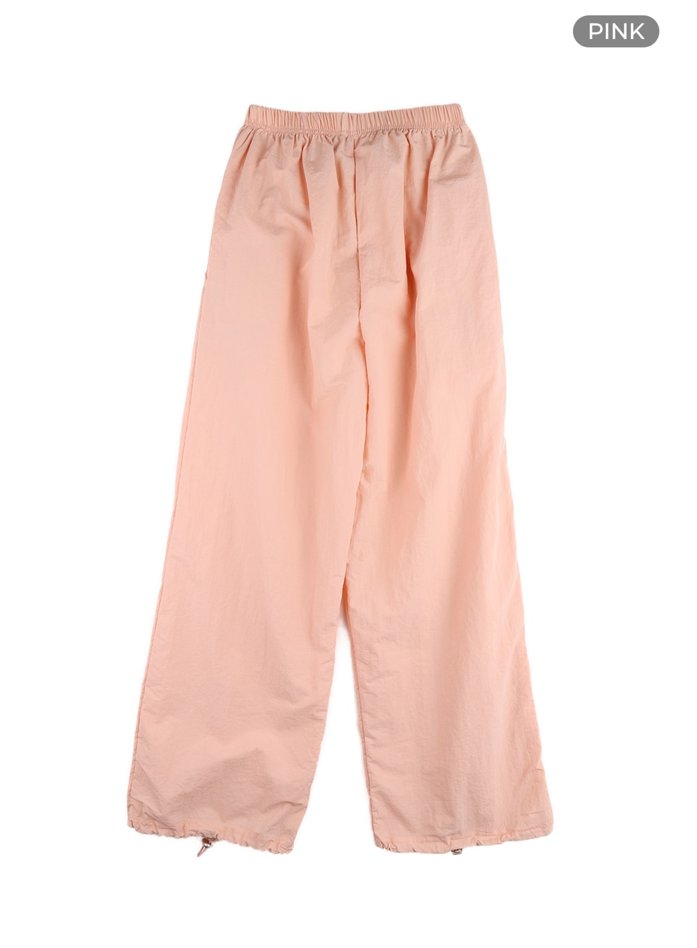 Wide Leg Drawstring Parachute Jogger Pants OM408