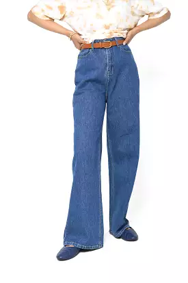 WIDE LEG HIGH-RISE JEANS