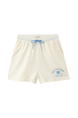 WOMEN SHORT BRIXTON PHYSIQUE ED MESH OFF WHITE