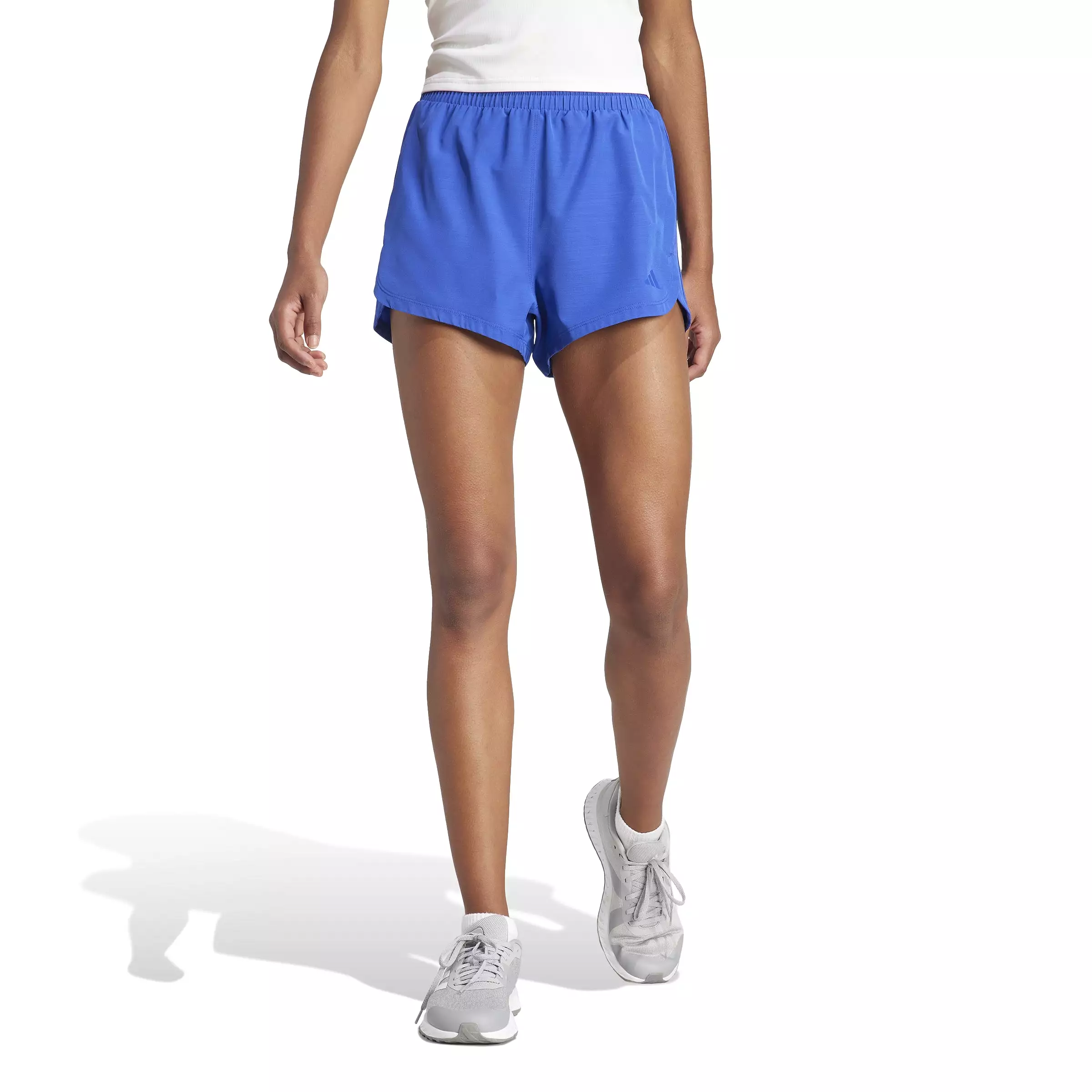 Women's Adidas Pacer Training 3-Stripes Woven High-Rise Shorts