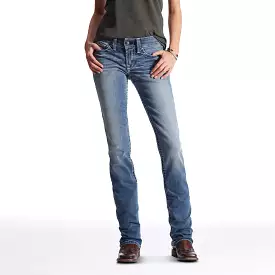 Women's Ariat R.E.A.L. Straight Icon Jeans Rainstorm