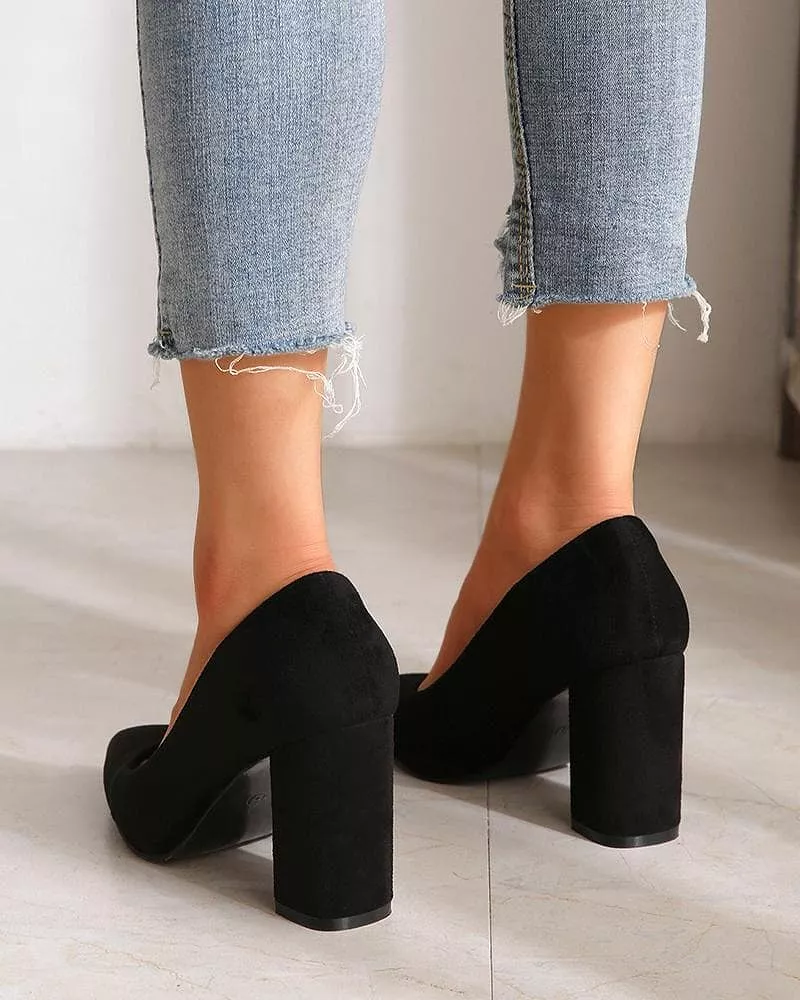 Women's Casual Daily Pointed Toe Heels