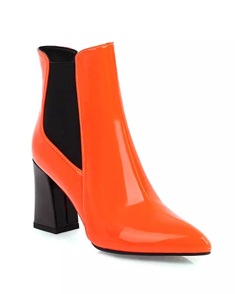 Women's Fashion Web celebrity style Pointed Toe Ankle Boots