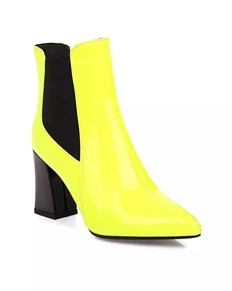 Women's Fashion Web celebrity style Pointed Toe Ankle Boots