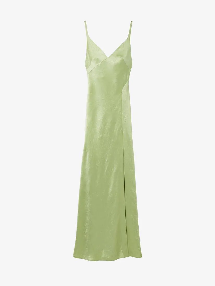 Women's Slip Dress in Pale Green