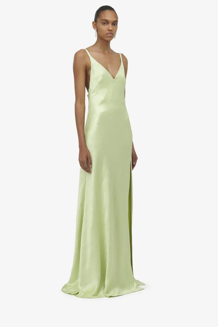 Women's Slip Dress in Pale Green