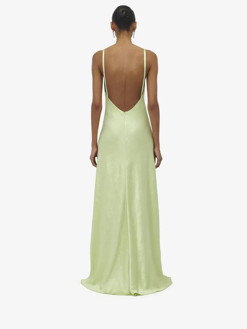 Women's Slip Dress in Pale Green