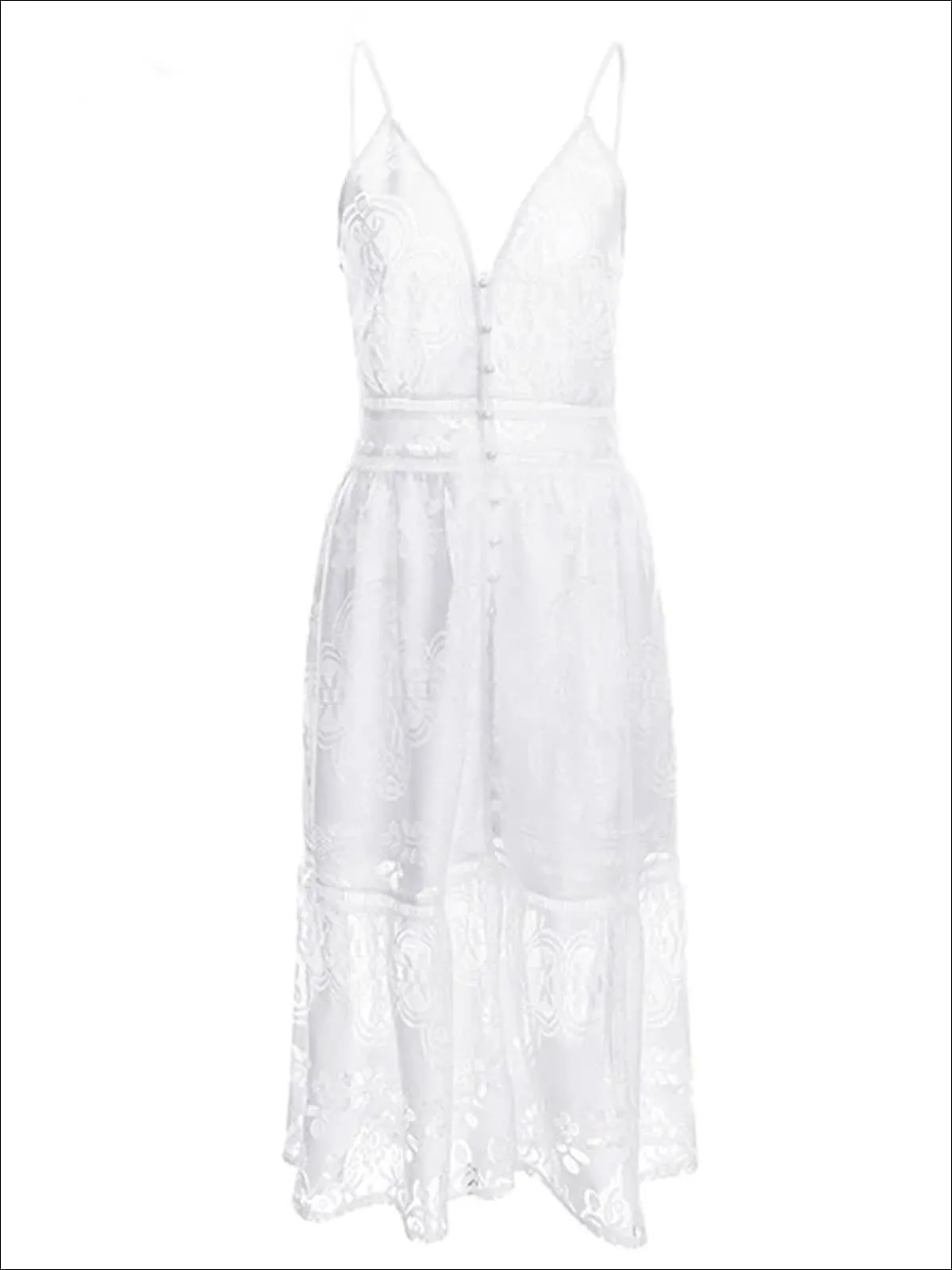 Women's Spring A-Line Lace Casual Dress