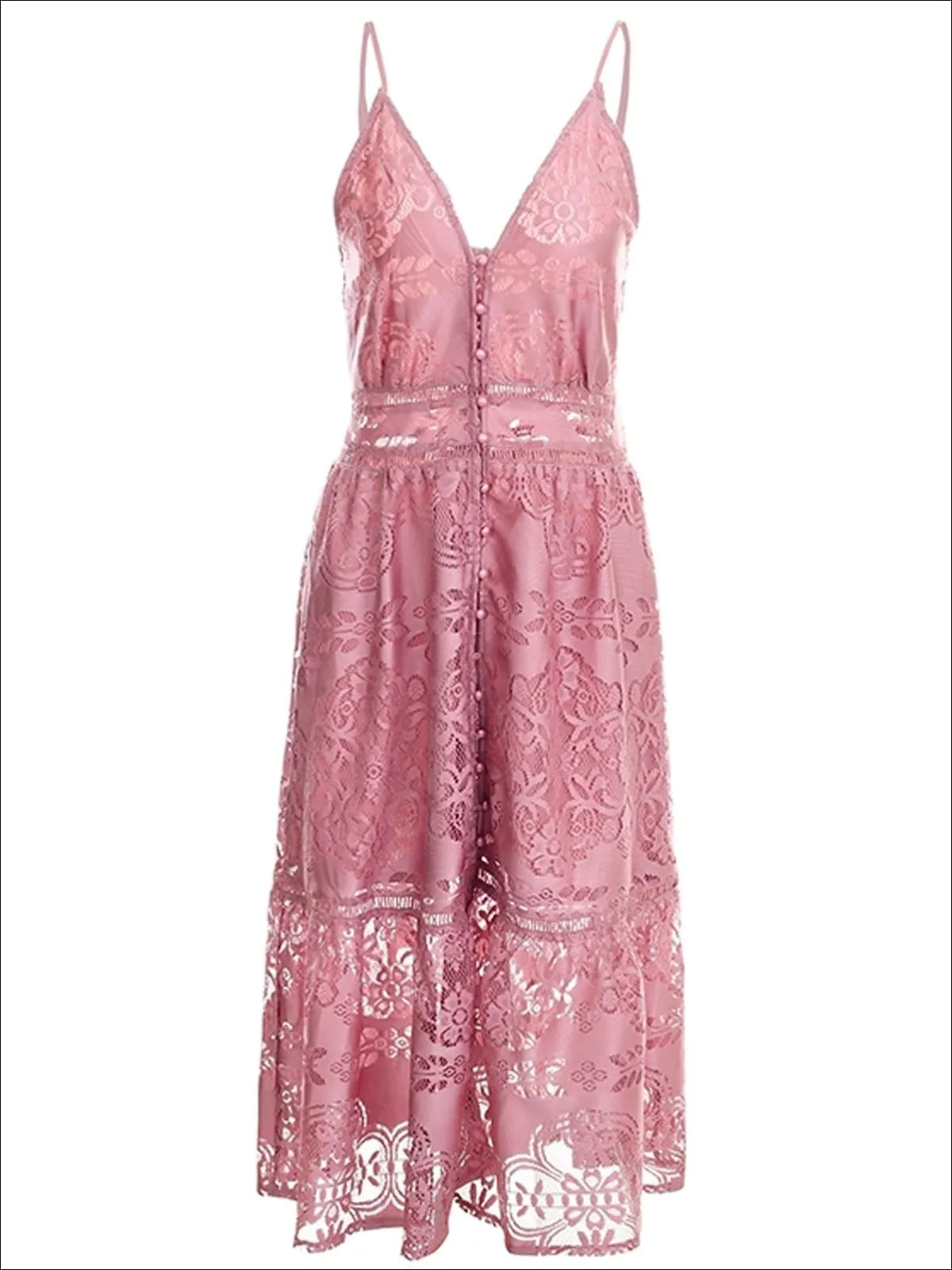 Women's Spring A-Line Lace Casual Dress